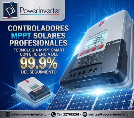 CONTROLADOR SOLAR MPPT 12/24VDC 30A